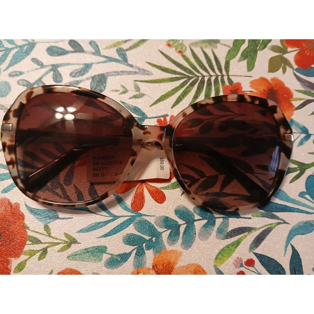 Keo Kimber Womens Sunglasses Designer Marbled Multi Colored Retails $59 #S9